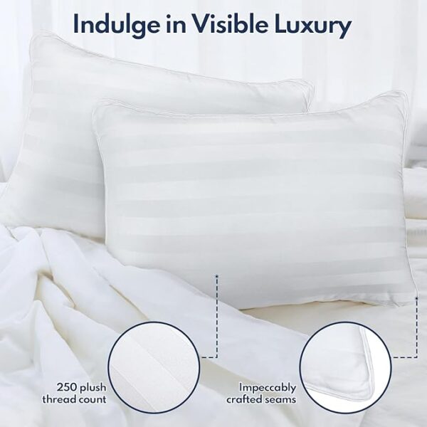 Supportive Side Sleeper Pillow for Neck and Shoulder Pain Relief  (75% Off ) - Image 5