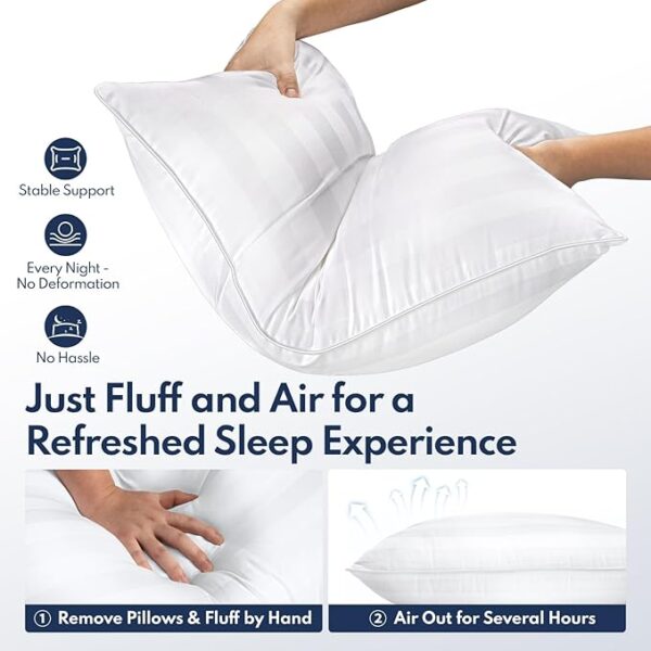 Supportive Side Sleeper Pillow for Neck and Shoulder Pain Relief  (75% Off ) - Image 2