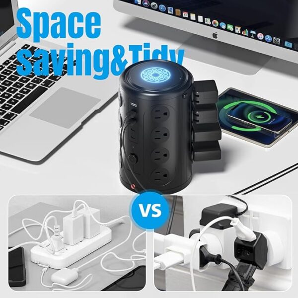 Tower Power Strip Surge Protector - Image 5