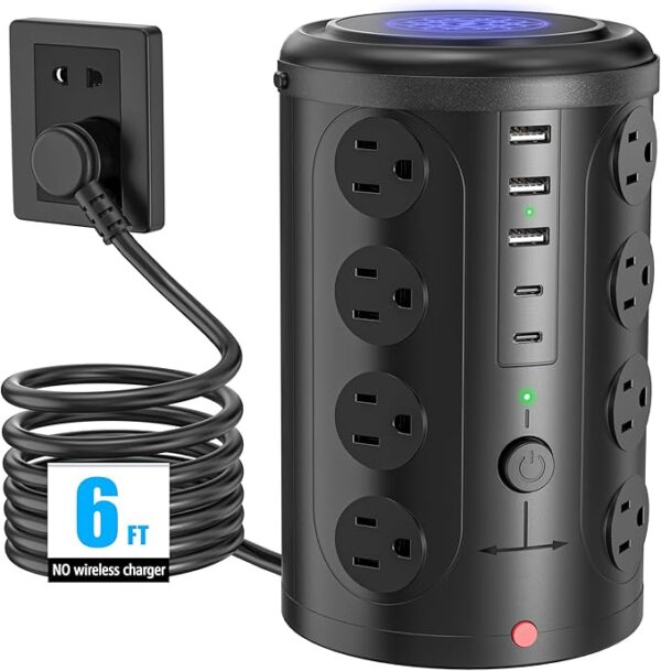 Tower Power Strip Surge Protector