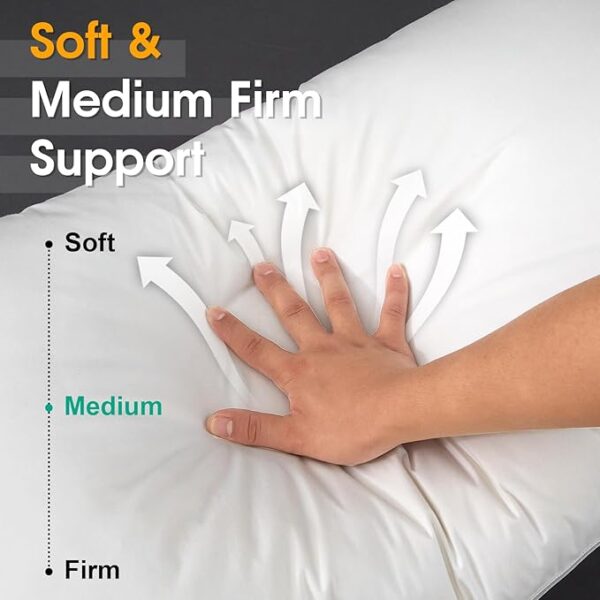 Goose Down Feather Pillows Queen Siz  (51% OFF ) - Image 3