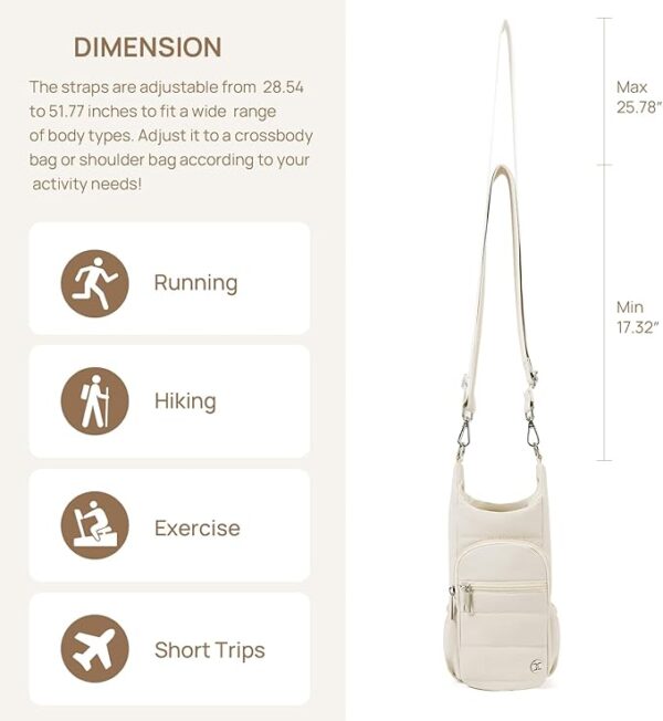 Telena Crossbody Water Bottle Bag – Walk, Hike, Ride in Style! - Image 5
