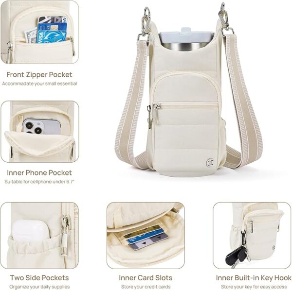 Telena Crossbody Water Bottle Bag – Walk, Hike, Ride in Style! - Image 4